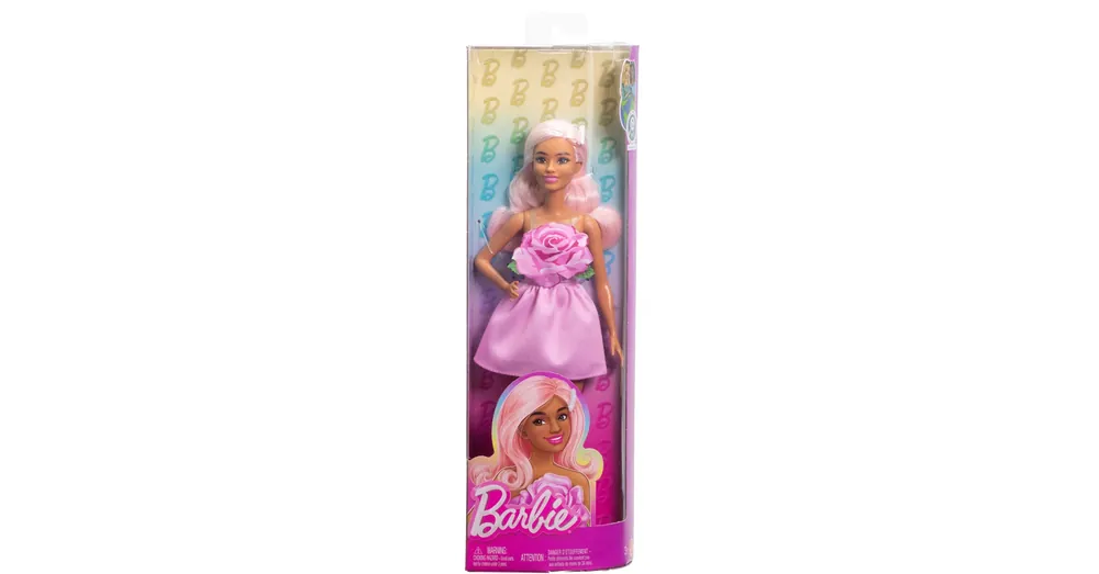 Ne maradj le Barbie Fashionista stílusos baba rózsás ruhában – Mattel