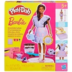 Csak ma Play-Doh Barbie Fashionista fodros ruhák gyurma szett babával – Hasbro