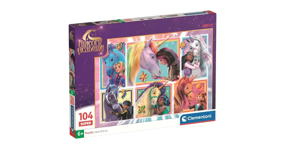 Expressz kézbesítés Unikornis Akadémia varázslatos portrék 104 db-os puzzle – Clementoni