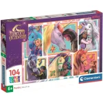 Unikornis Akadémia együtt az unikornisokkal 104 db-os Supercolor puzzle – Clementoni Újdonság