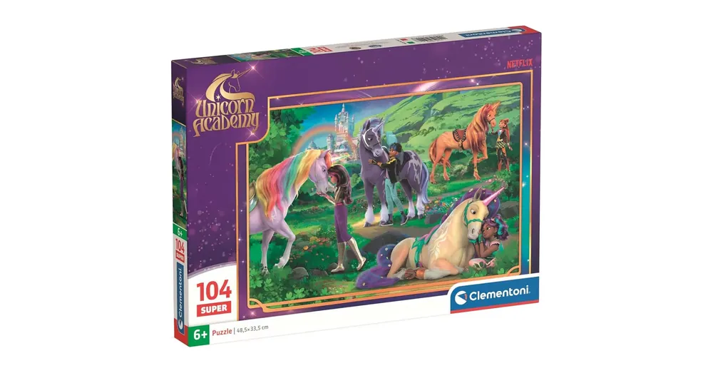 Unikornis Akadémia barátok 104 db-os puzzle – Clementoni Azonnali szállítás