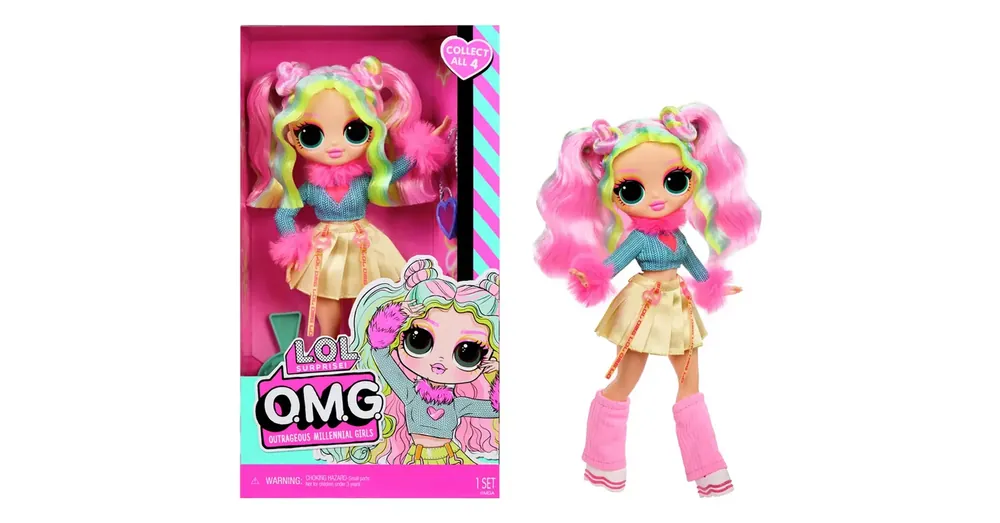 L.O.L. Surprise OMG Bubblegum DJ divatbaba kiegészítőkkel Azonnal elérhető