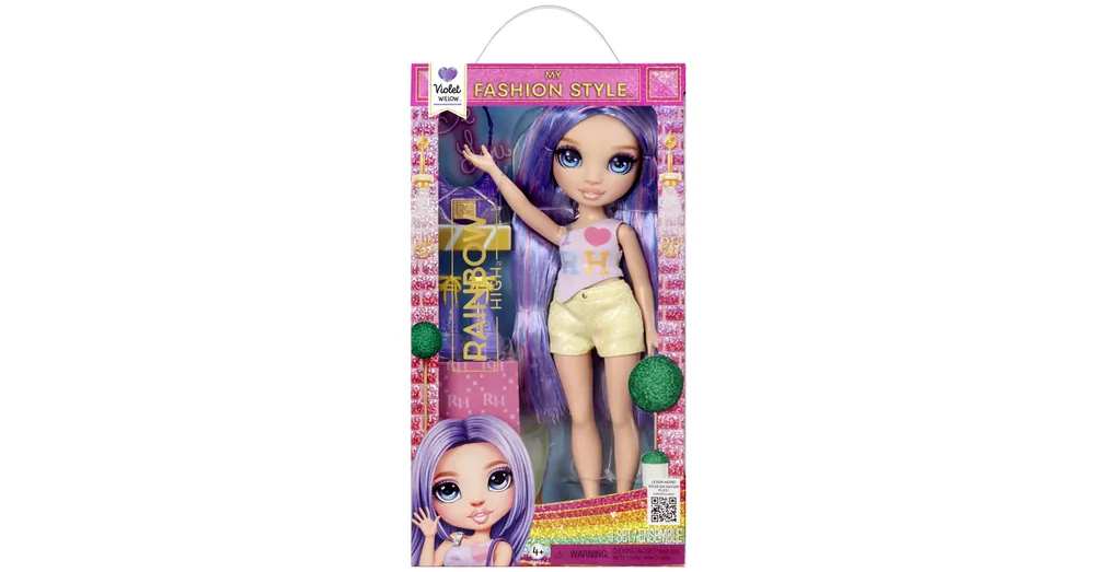 Rainbow High My Fashion Style Violet Willow divatbaba kiegészítőkkel Korlátozott ajánlat