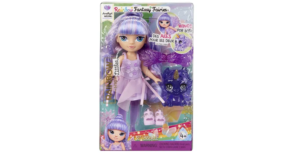 Rainbow High Littles szivárvány tündér Amethyst Willow baba Vásárlói kedvenc