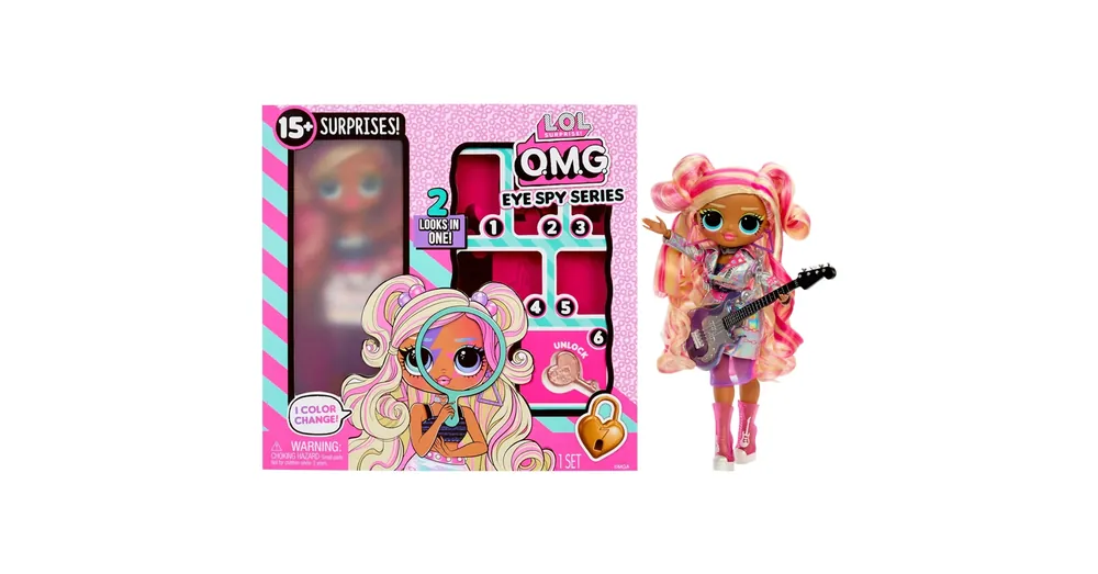 L.O.L. Surprise OMG Eye Spy rocksztár baba Expressz szállítás