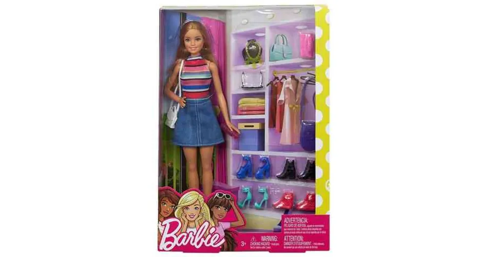 Végkiárusítás Barbie Barbie divatbaba cipőkkel és kiegészítőkkel – Mattel