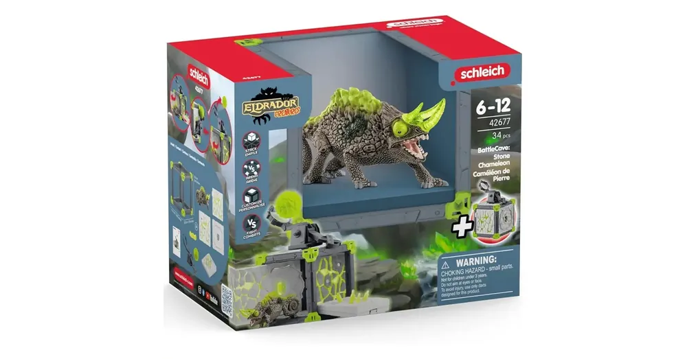 Schleich Battlecave kő kameleon szett (42677) Biztonságos fizetés