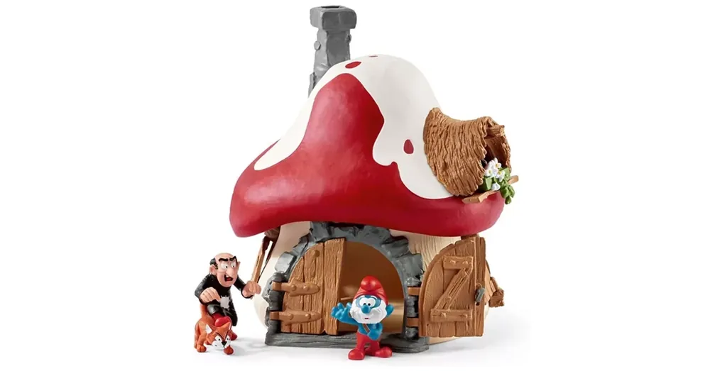 Schleich Gombaház Törpapa és Hókuszpók figurával (20803) Árcsökkenés