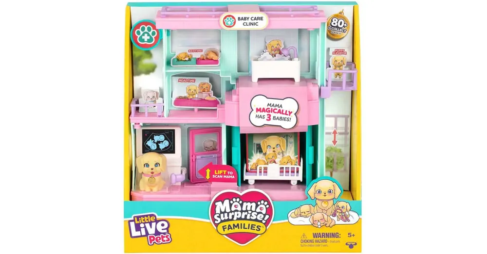 Little Live Pets Mama Surprise – Klinika játékszett Expressz szállítás
