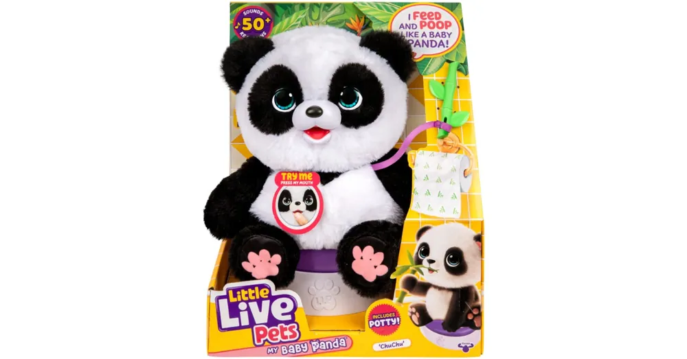 Little Live Pets Chuchu, az interaktív panda Gyors kiszállítás