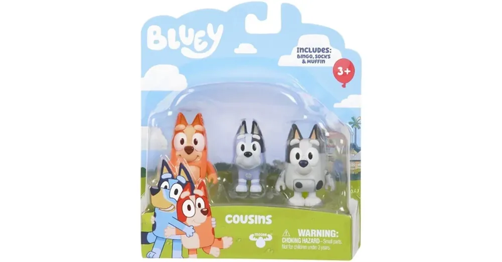Bluey Unokatesók játékszett – Bingo, Muffin, Socks Árengedmény