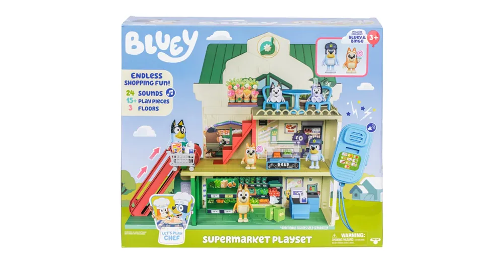 Bluey Szupermarket nagy játékszett Árengedmény