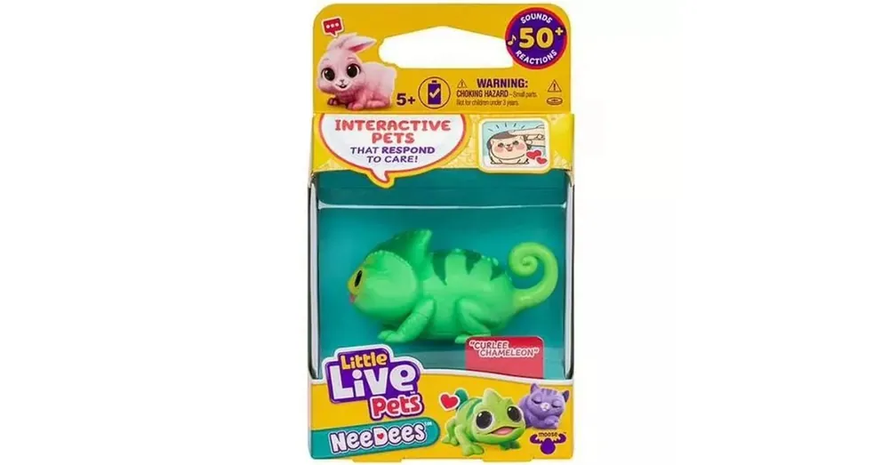 Little Live Pets Needees Gyűjthető kiskedvencek – Curlee kaméleon Vedd meg online