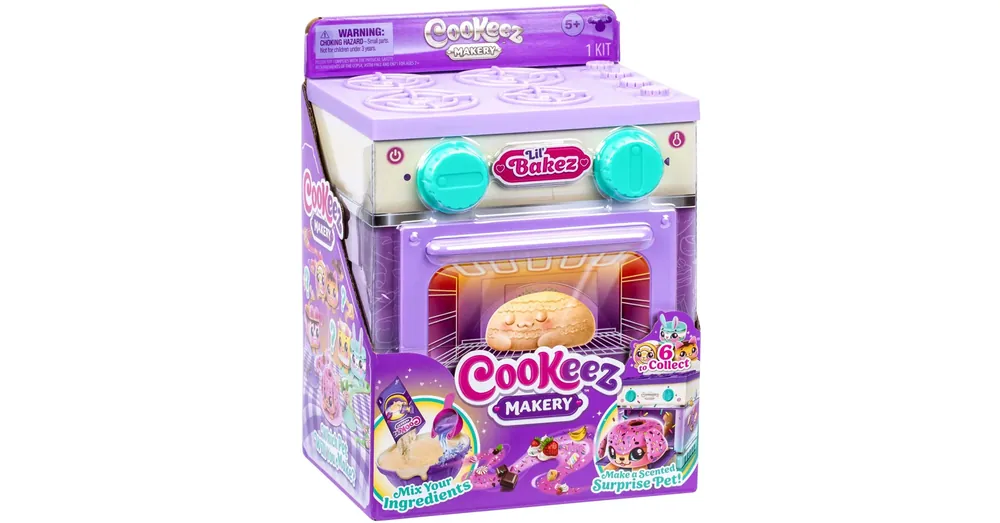 Vedd meg most COOKEEZ Makery Kis sütő játékszett meglepetés plüss állattal