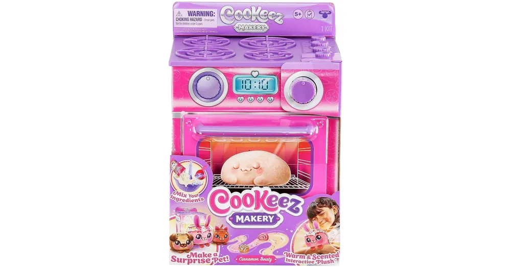 Legkelendőbb COOKEEZ Makery Pink sütő játékszett meglepetés plüss állattal