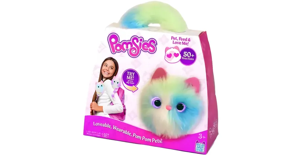 Skyrocket Pomsies Szeretnivaló viselhető Pom-pom kedvenc – Mist Rendeld meg most