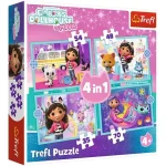 Biztonságos fizetés Gabi babaháza 4 az 1-ben 35–48–54–70 db-os puzzle – Trefl