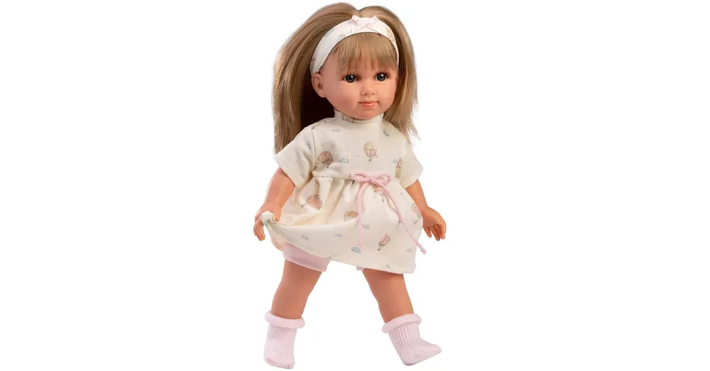 Újdonság Llorens Elena 35 cm-es baba hőlégballonos ruhában