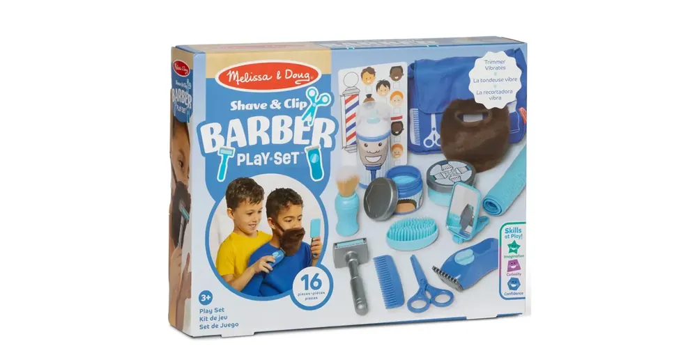 MelissaDoug Barber shop borbély játékszett – Spin Master Biztonságos vásárlás