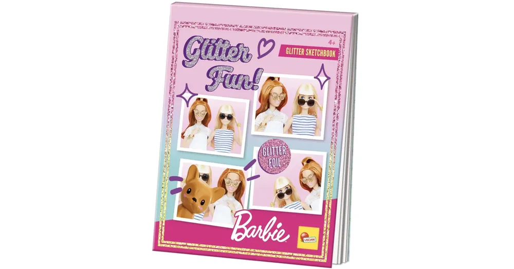 Biztonságos vásárlás Barbie Csillámos rajzfüzet – Lisciani