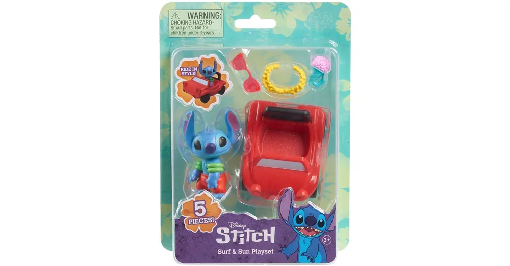 Stitch játékfigura autóval Árcsökkenés