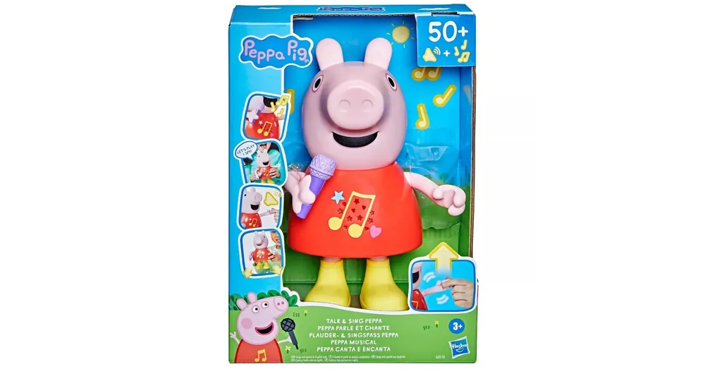 Biztonságos fizetés Peppa malac Beszélő és éneklő Peppa figura – Hasbro