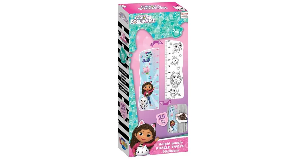 Luna Gabi babaháza színezhető magasságmérő 25 db-os maxi puzzle Biztonságos fizetés