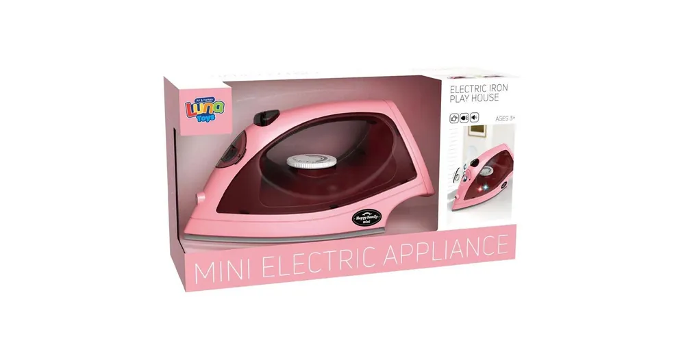 Legjobb ár Luna Happy Family Rózsaszín elektromos vasaló fénnyel és hanggal