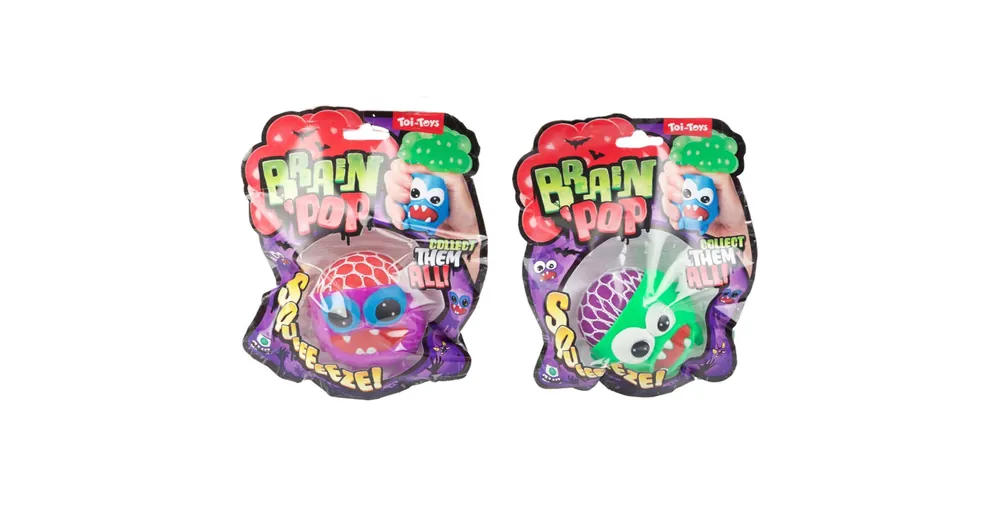 Brain Pop szörnyecskés anti stressz labda többféle változatban 1 db Szuper akció