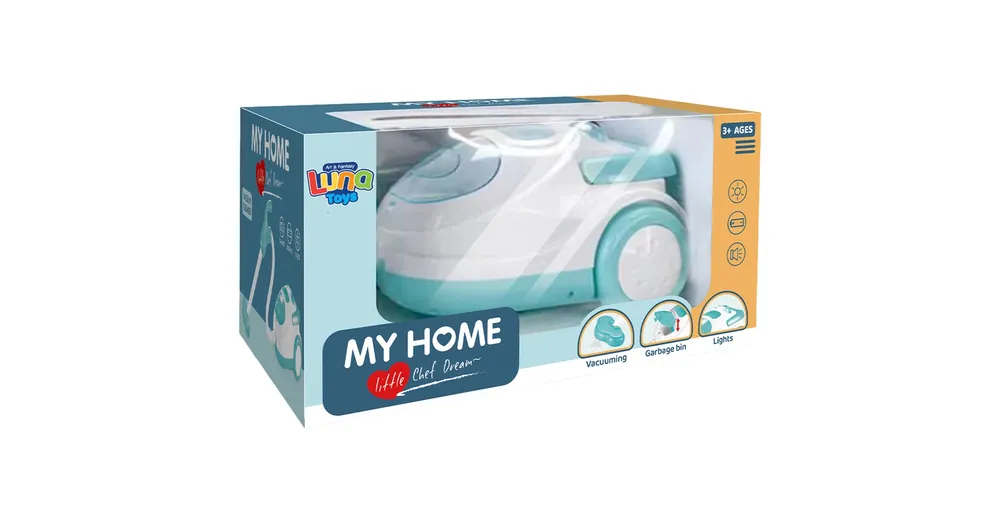 Alacsony ár Luna My Home kék porszívó fény és hangeffektekkel