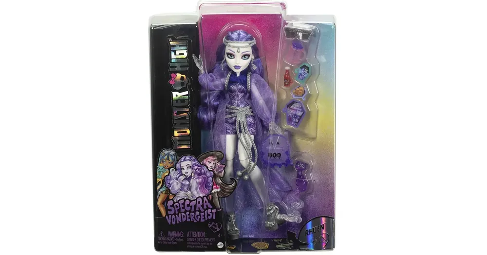 Monster High Szörnyen új Spectra baba – Mattel Ajánlat