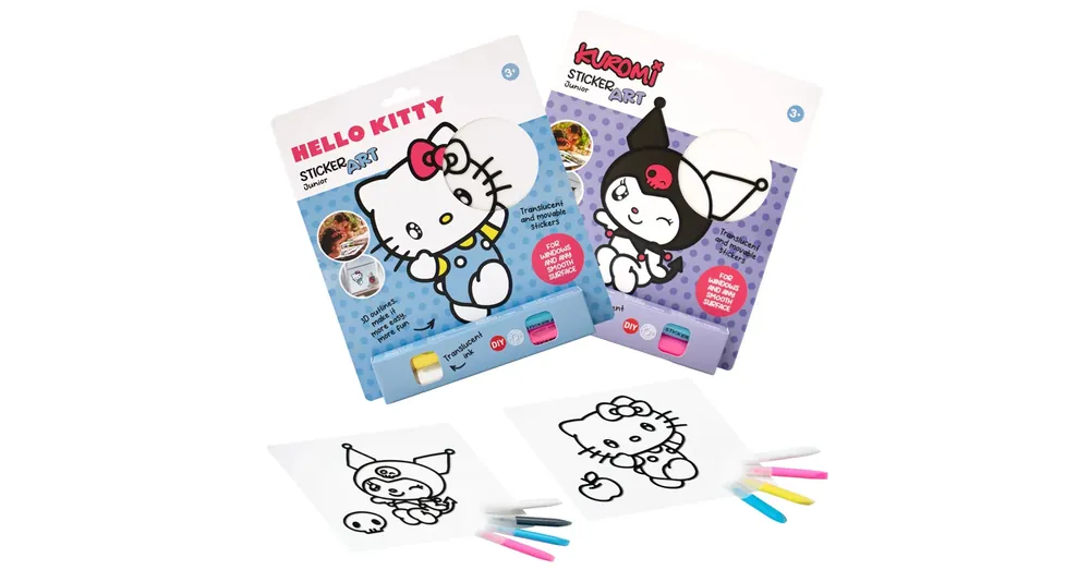 Sticker Art Hello Kitty színezhető matrica szett többféle 1 db – Comansi Olcsó