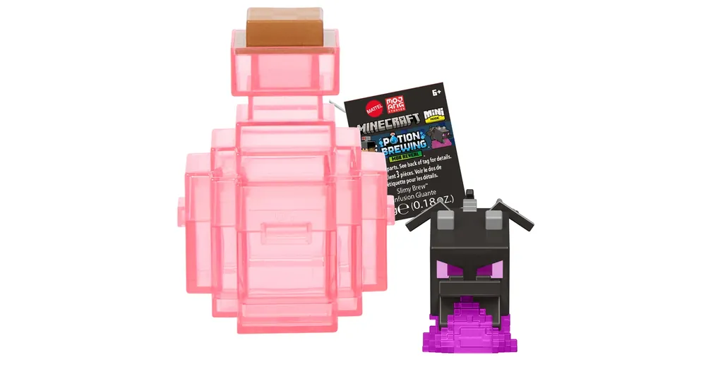 Biztonságos vásárlás Minecraft Reveal minifigura rózsaszín tárolóban – Mattel