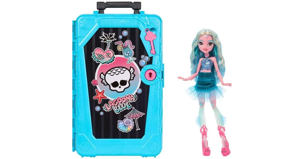 Szezonális akció Monster High Szörnyen Jóbarátok titkai Rémes utazás Lagoona Blue baba – Mattel