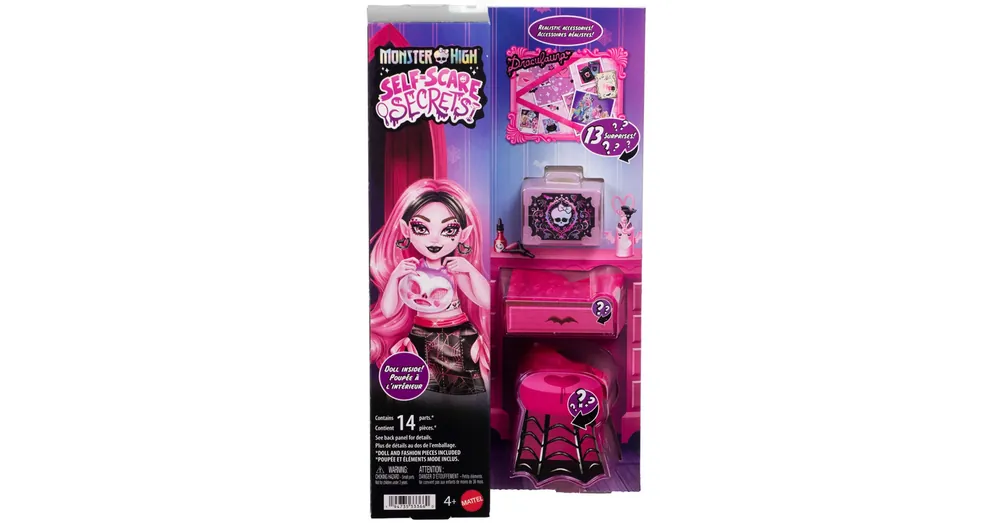 Kiárusítás Monster High Rémségápolás Draculaura baba kiegészítőkkel – Mattel