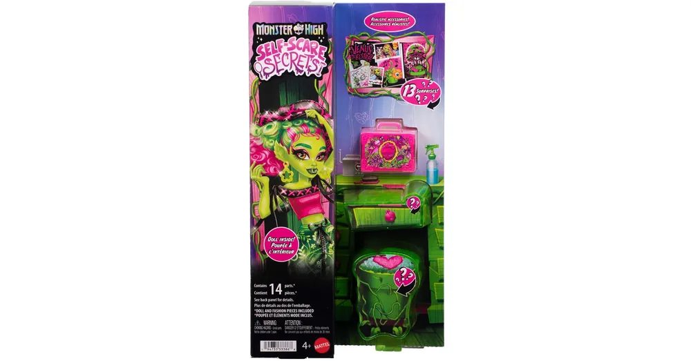 Ajánlat Monster High Rémségápolás Venus McFlytrap baba kiegészítőkkel – Mattel