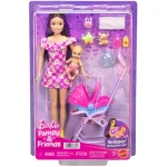 Ajánlat Barbie baba virágos ruhában bébiszitter játékszett – Mattel