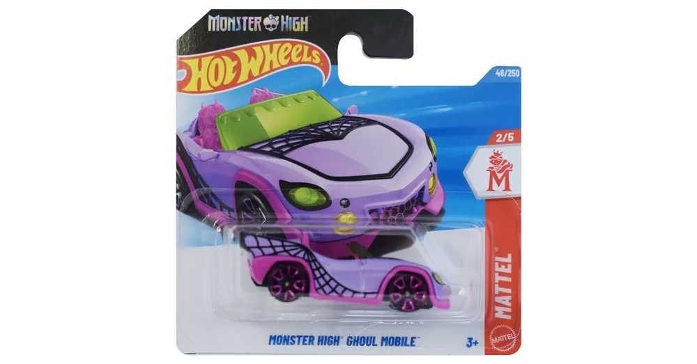 Hot Wheels Monster High Ghoul Mobile lila kisautó 1/64 – Mattel Végkiárusítás