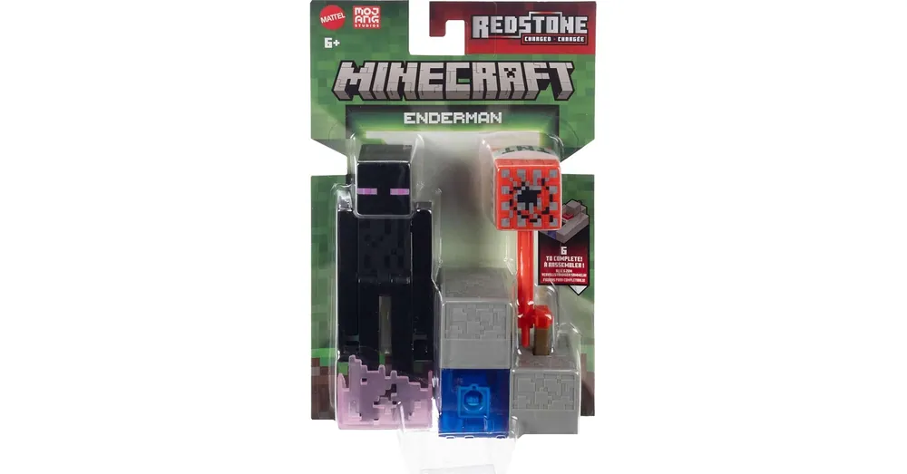 Újdonság Minecraft Enderman karakter játékfigura kiegészítőkkel – Mattel