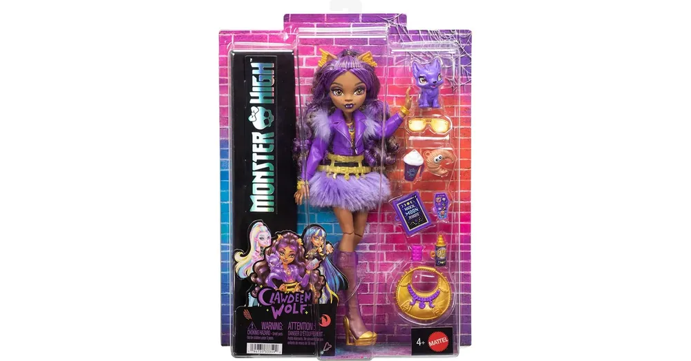 Különleges ajánlat Monster High Clawdeen Wolf baba kiegészítőkkel – Mattel