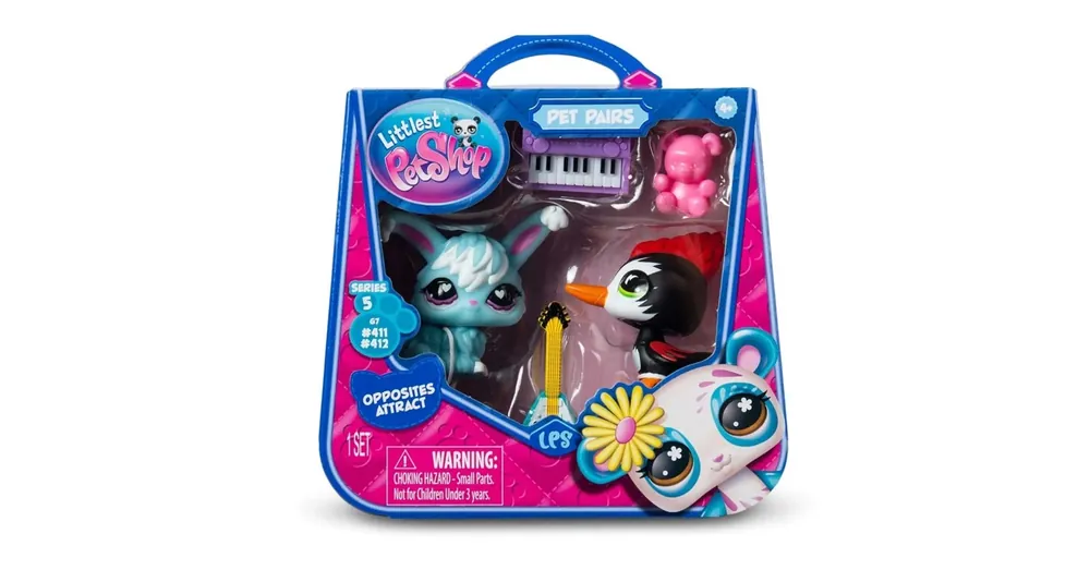 Exkluzív ajánlat Littlest Pet Shop Dupla kisállat figura csomag S5 – Harkály és Nyúl