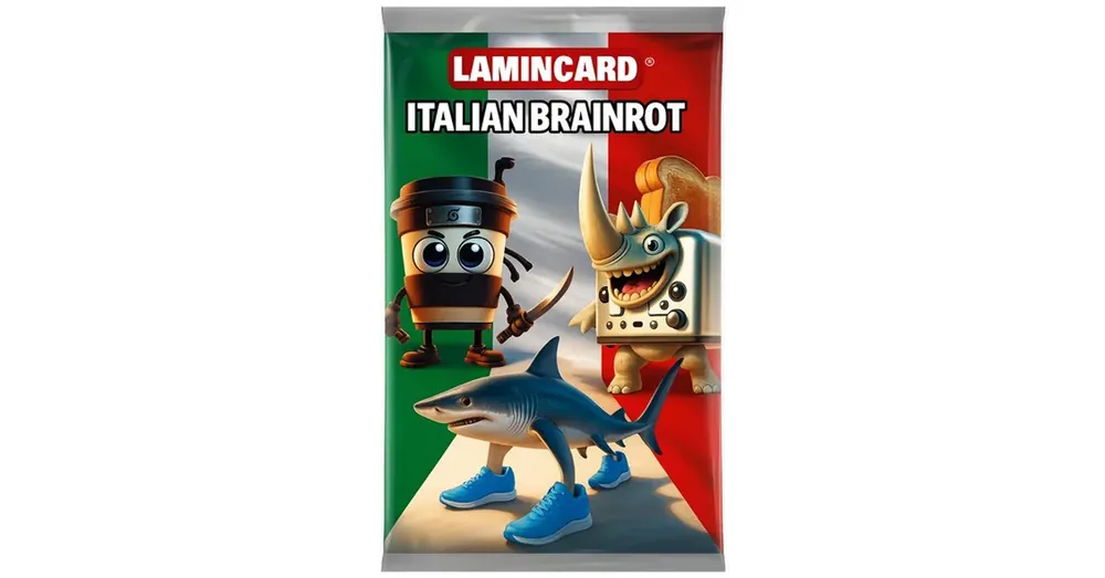 Italian Brainrot Lamincard gyűjthető kártya Vedd meg most