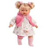 Biztonságos vásárlás Llorens Roberta 33 cm-es baba cumival pink mellényben