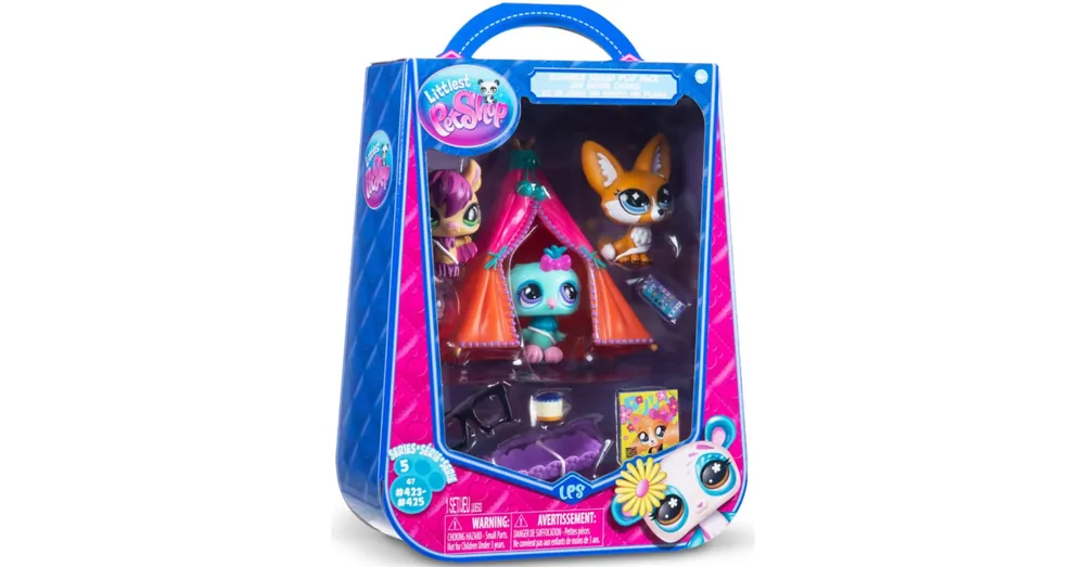 Szuper ajánlat Littlest Pet Shop Pizsama party 3 db játékszett figurával