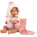 Exkluzív ajánlat Llorens Olivia 38 cm-es síró baba takaróval