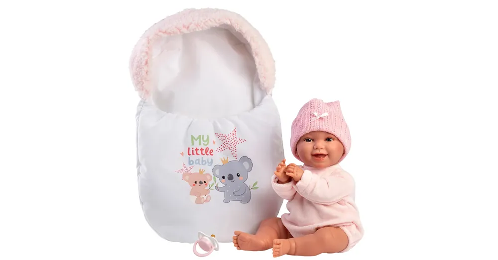 Llorens Chloe 38 cm-es síró baba hálózsákkal Népszerű