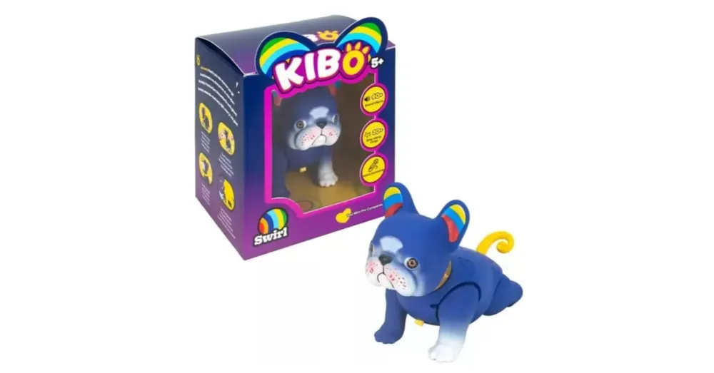 Kaboom Kibo – francia bulldog interaktív kutya Swirl Azonnali szállítás