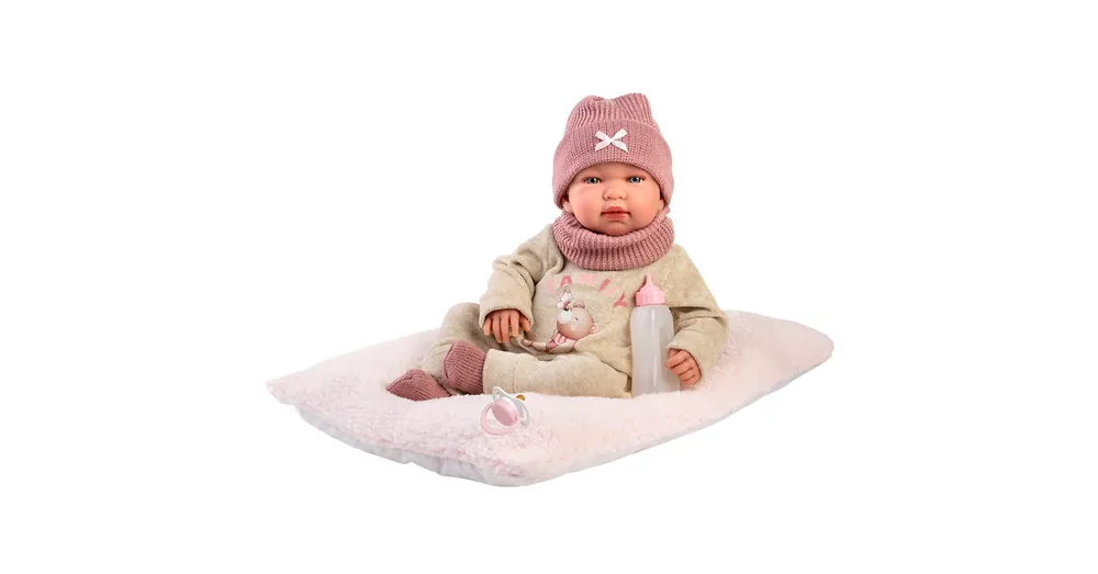 Legjobb ár Llorens Tina 44 cm-es újszülött baba puha párnával