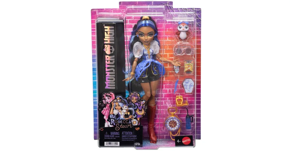 Akciós ár Monster High Robecca Steam baba kiegészítőkkel – Mattel