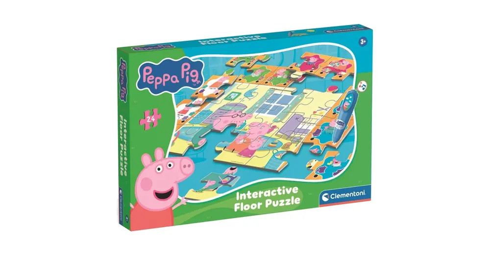 Expressz szállítás Peppa malac interaktív 24 db-os padló puzzle – Clementoni